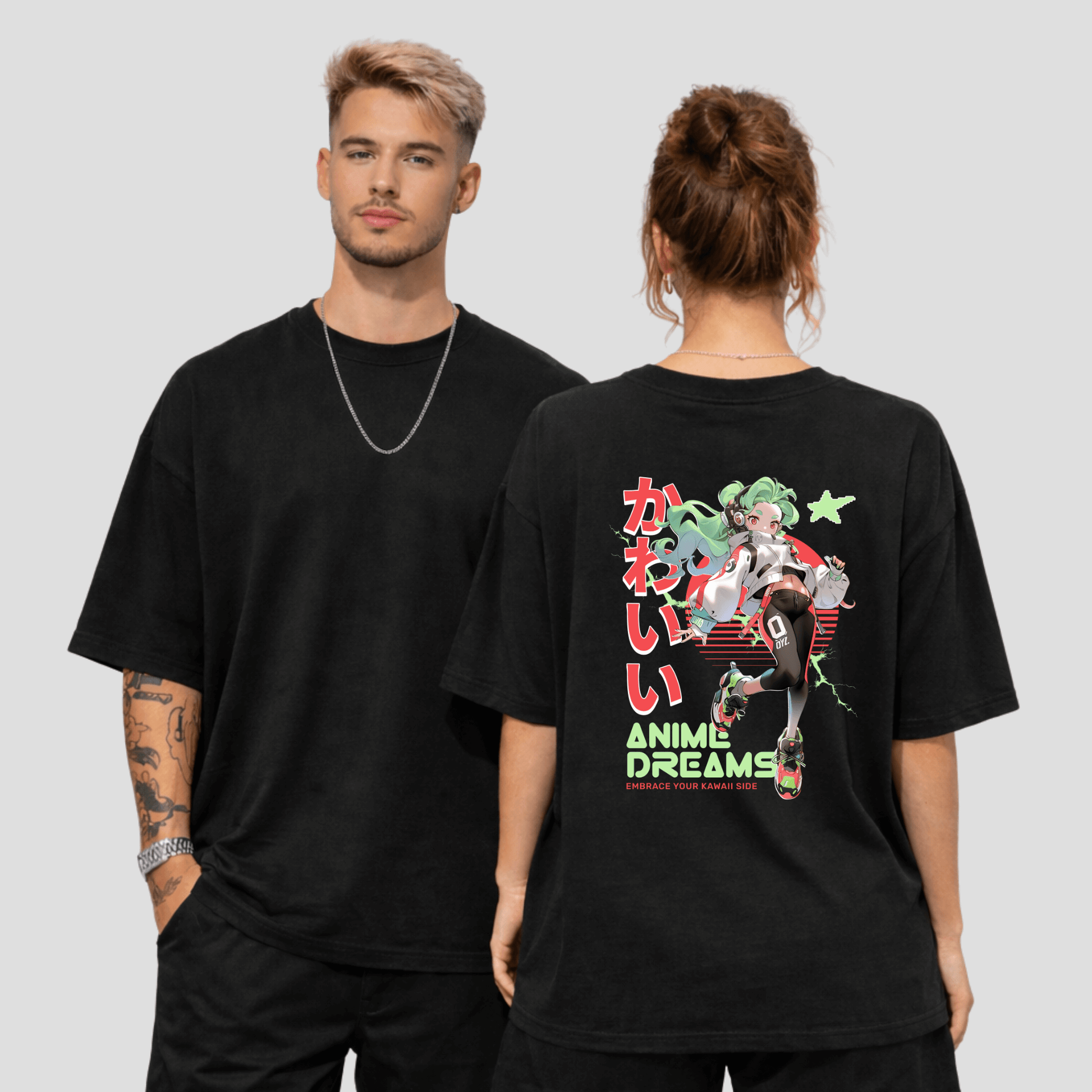 Oversize Premium T-Shirt - Anime Dreams KrzR DruckZone