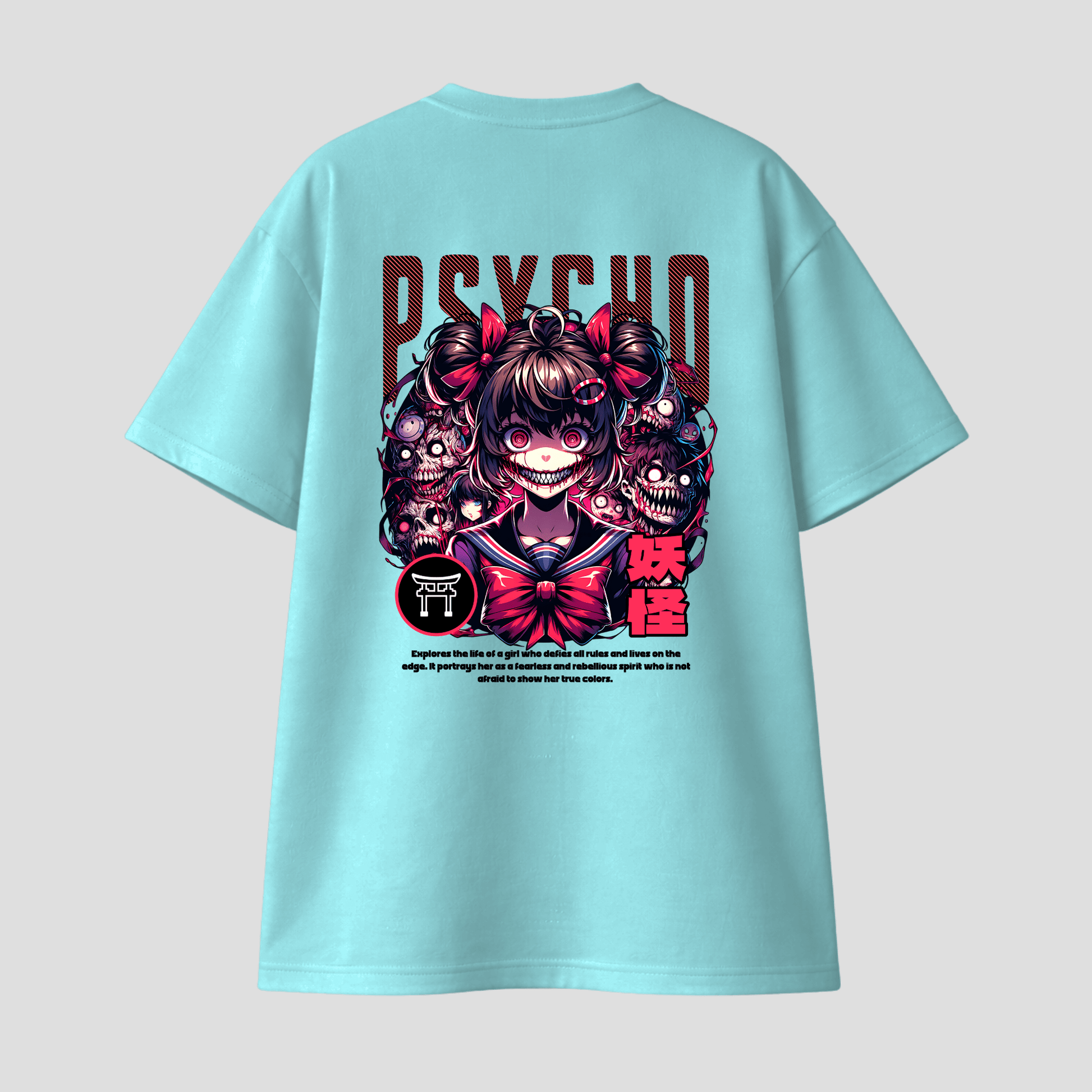 Oversize Premium T-Shirt - Psycho Madness KrzR DruckZone