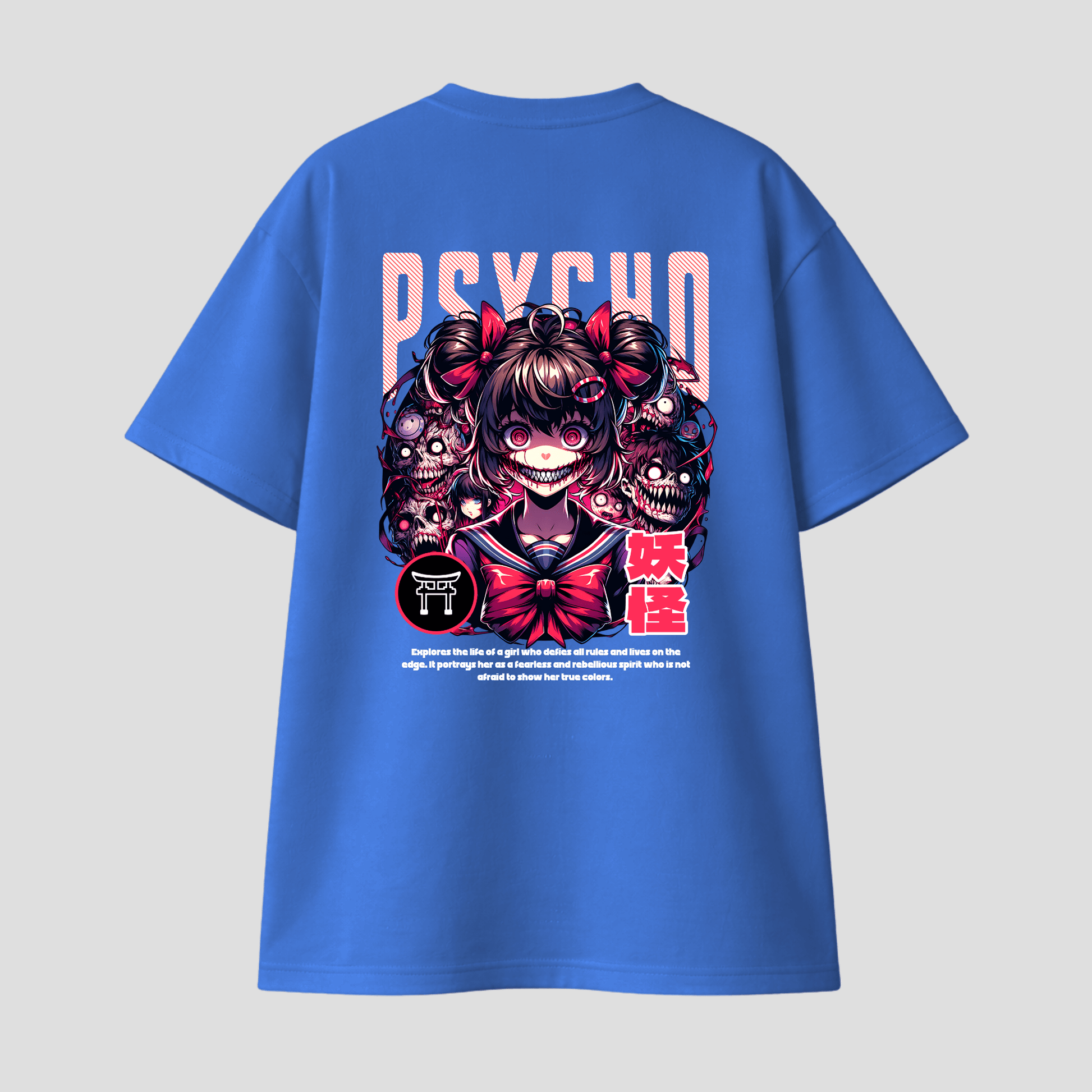 Oversize Premium T-Shirt - Psycho Madness KrzR DruckZone