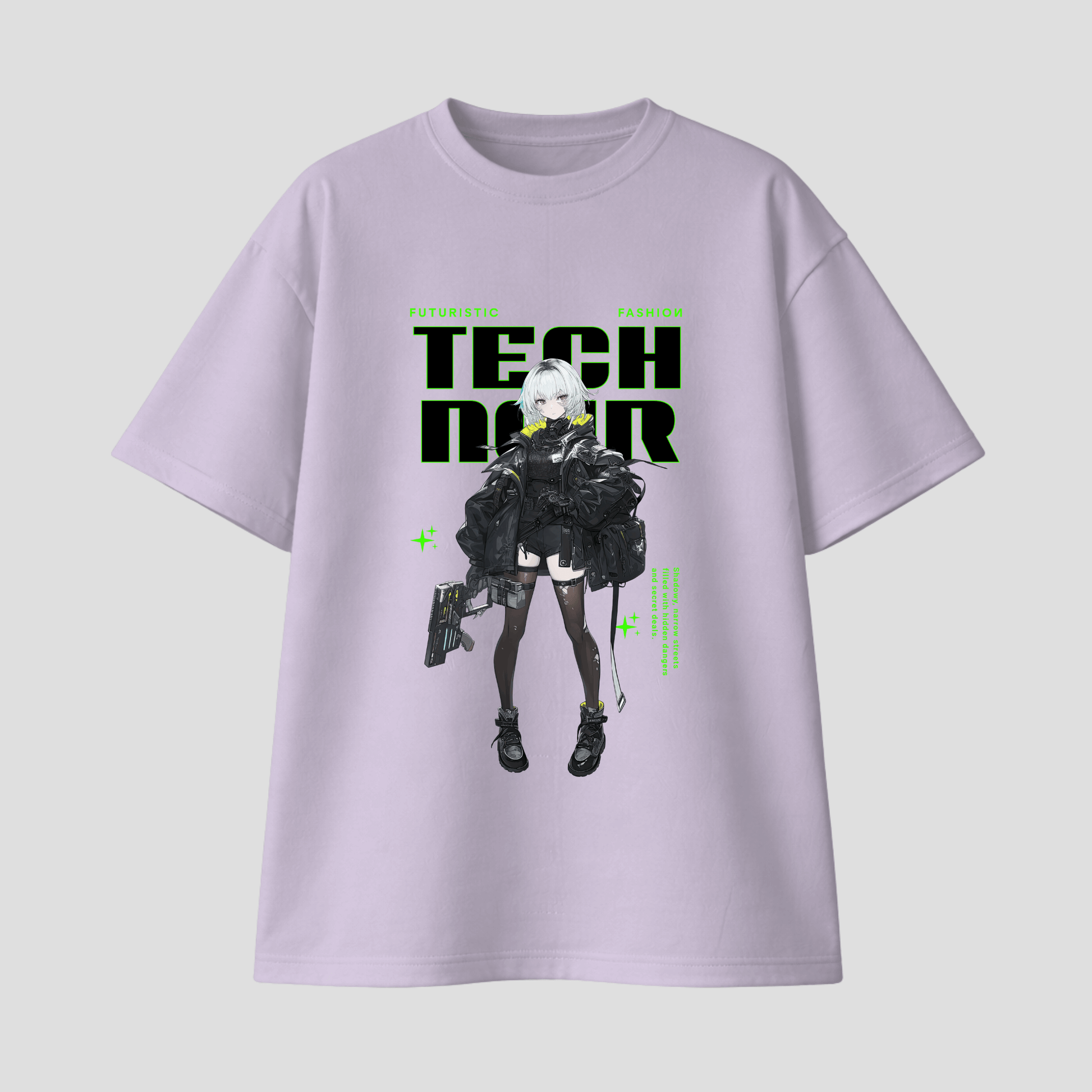 Oversize Premium T-Shirt - Tech Noir KrzR DruckZone
