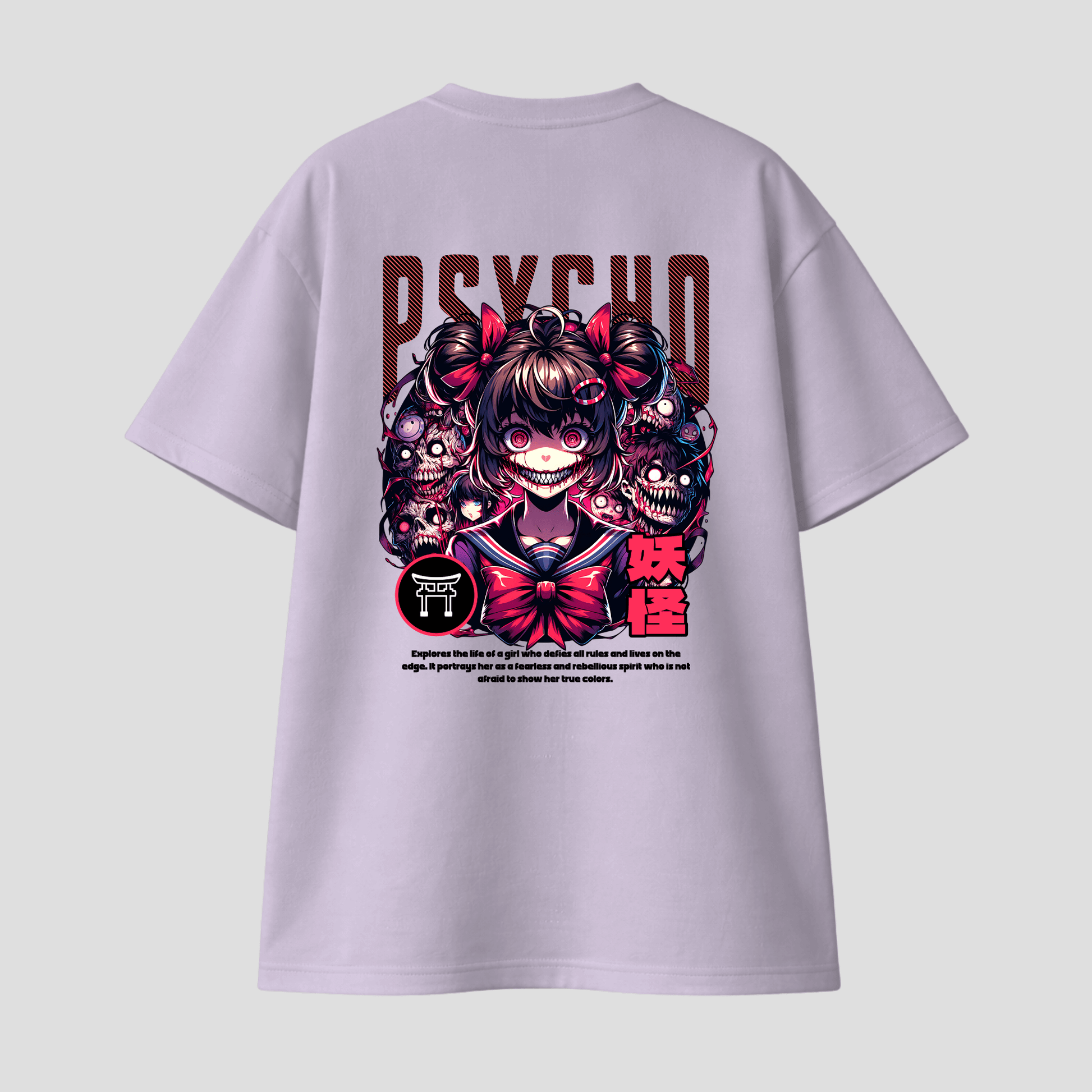 Oversize Premium T-Shirt - Psycho Madness KrzR DruckZone