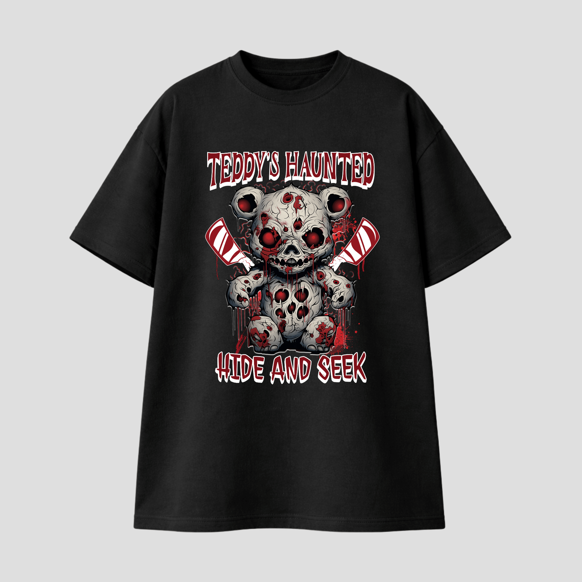 Oversize Premium T-Shirt - Haunted hide and seek KrzR DruckZone