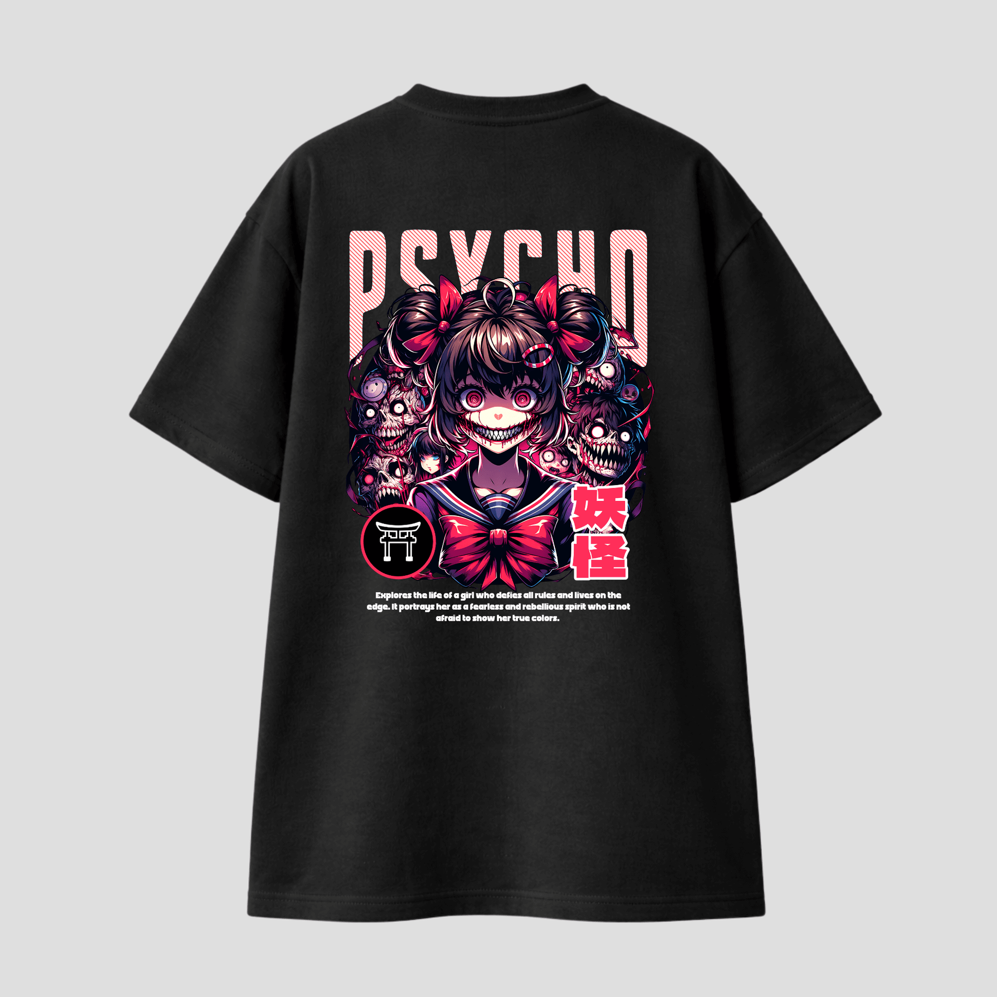 Oversize Premium T-Shirt - Psycho Madness KrzR DruckZone