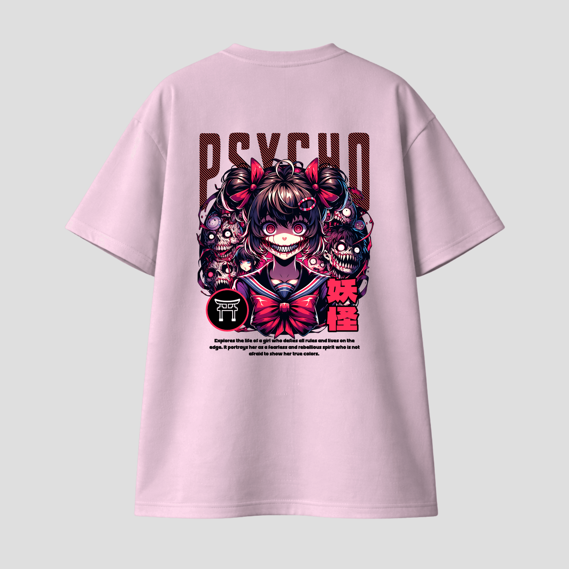 Oversize Premium T-Shirt - Psycho Madness KrzR DruckZone
