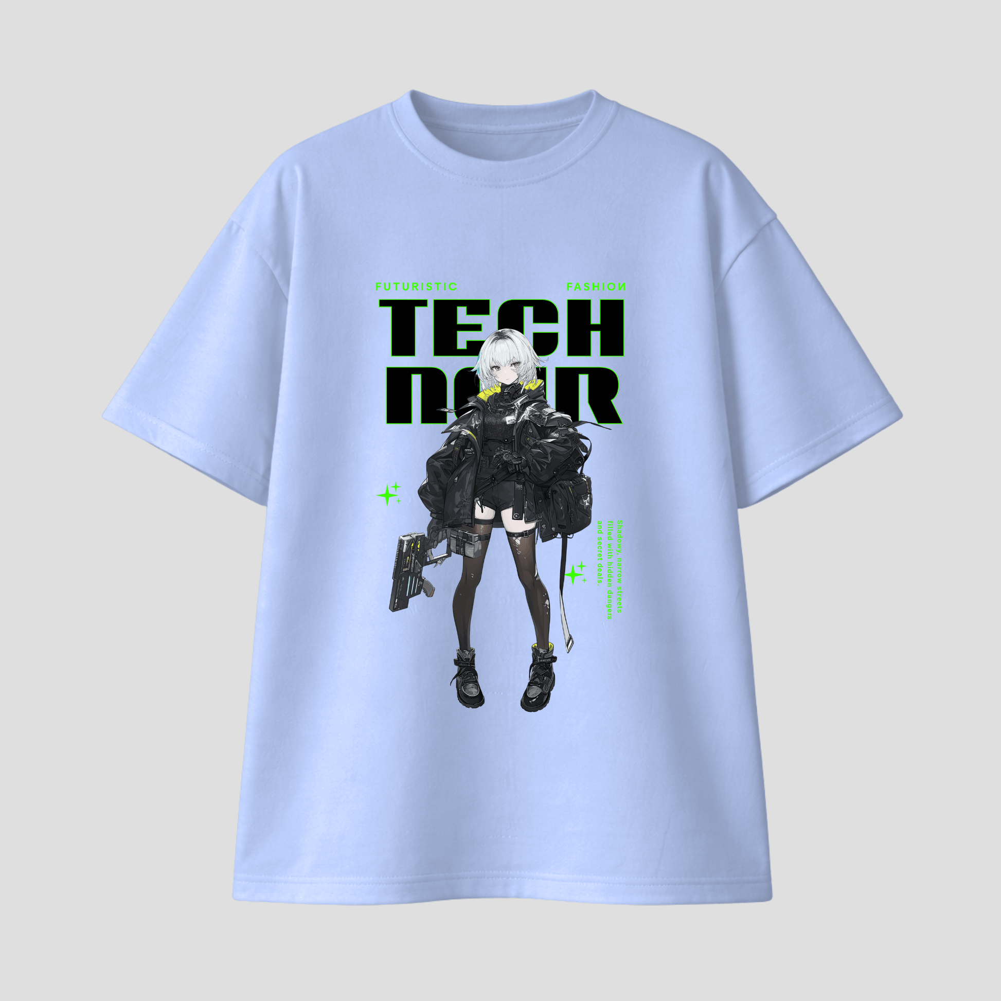 Oversize Premium T-Shirt - Tech Noir KrzR DruckZone