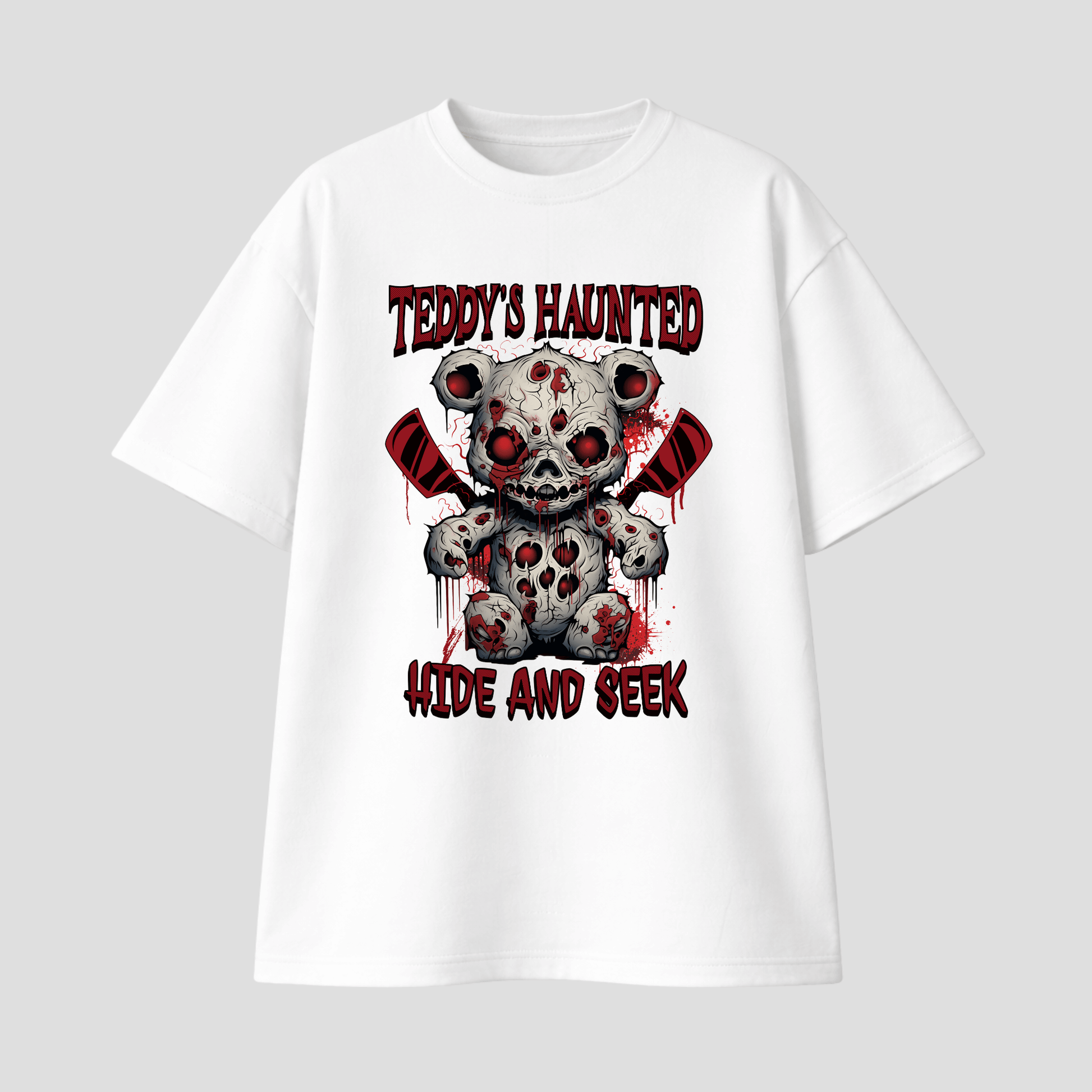 Oversize Premium T-Shirt - Haunted hide and seek KrzR DruckZone