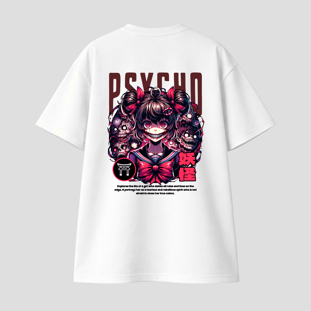 Oversize Premium T-Shirt - Psycho Madness KrzR DruckZone