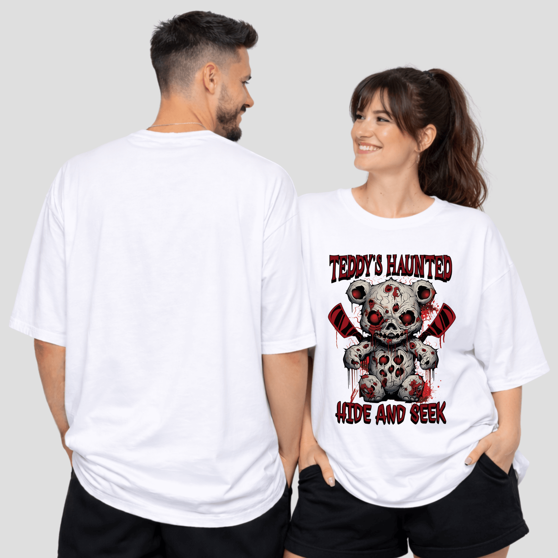 Oversize Premium T-Shirt - Haunted hide and seek KrzR DruckZone