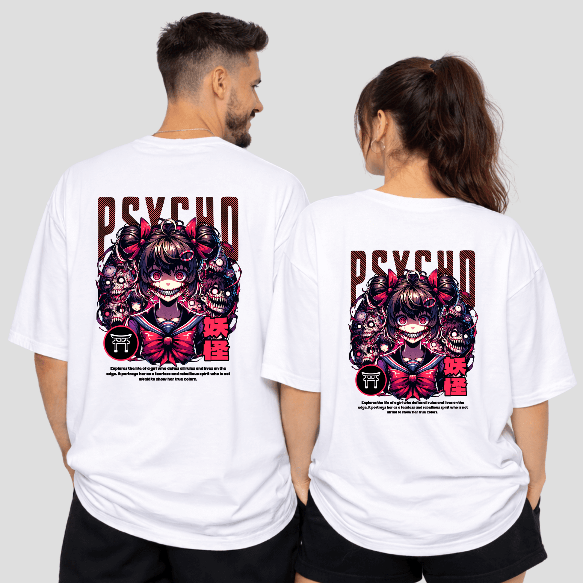 Oversize Premium T-Shirt - Psycho Madness KrzR DruckZone