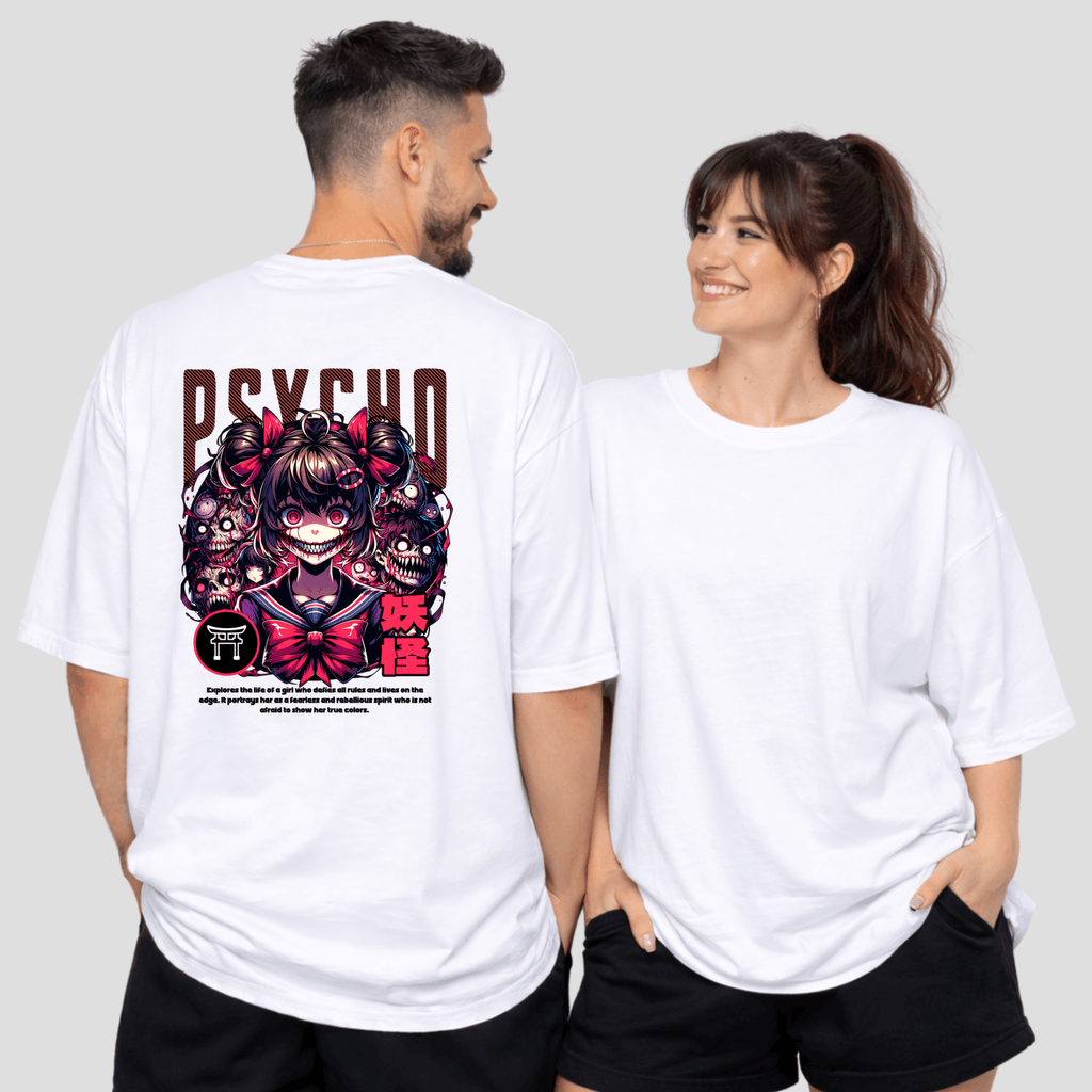 Oversize Premium T-Shirt - Psycho Madness KrzR DruckZone