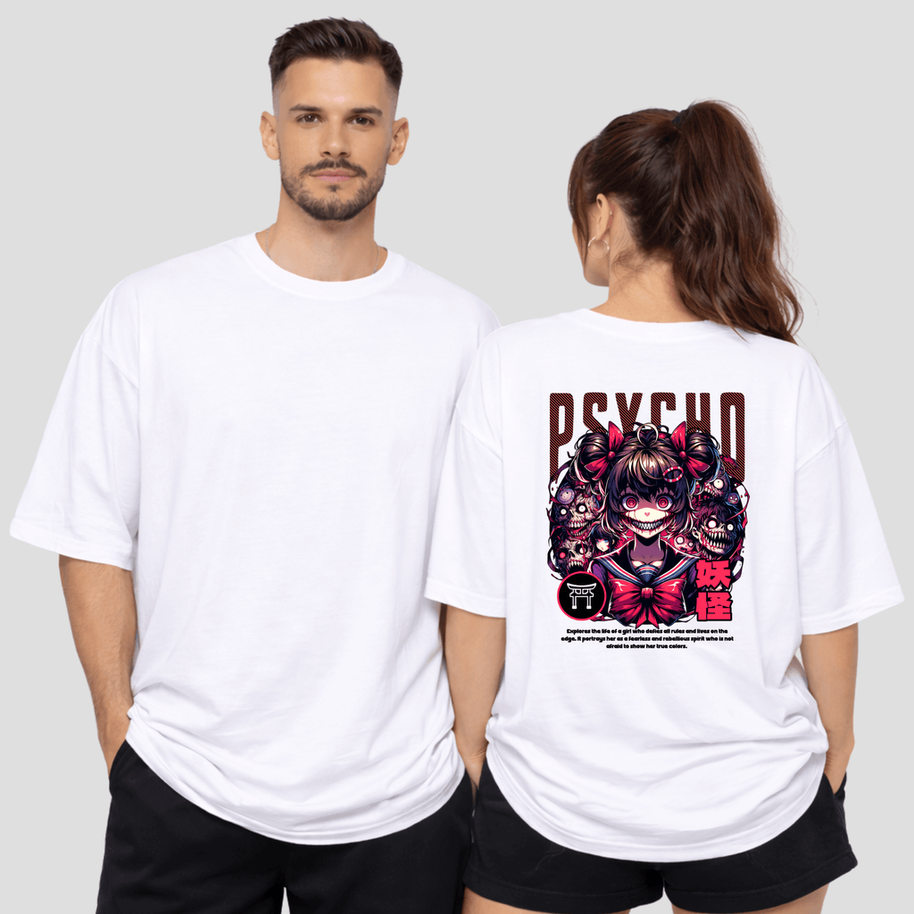 Oversize Premium T-Shirt - Psycho Madness KrzR DruckZone