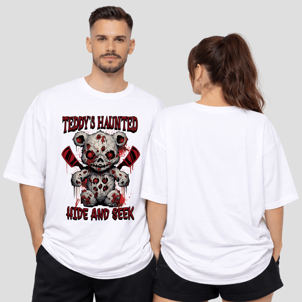 Oversize Premium T-Shirt - Haunted hide and seek KrzR DruckZone