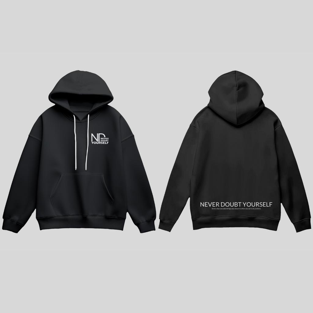 Premium Hoodie ‚Never Doubt Yourself‘ KrzR DruckZone