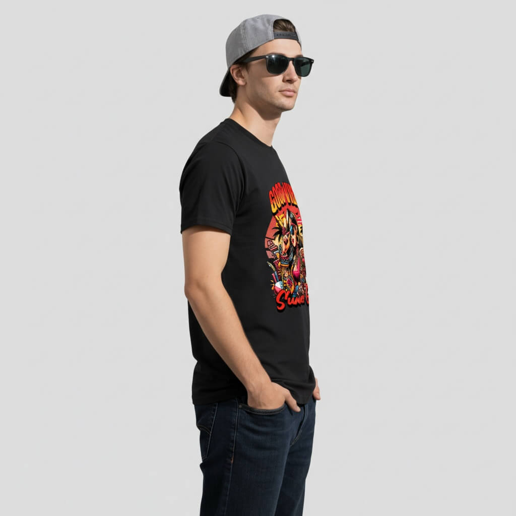 Premium T-Shirt Good Vibes KrzR DruckZone