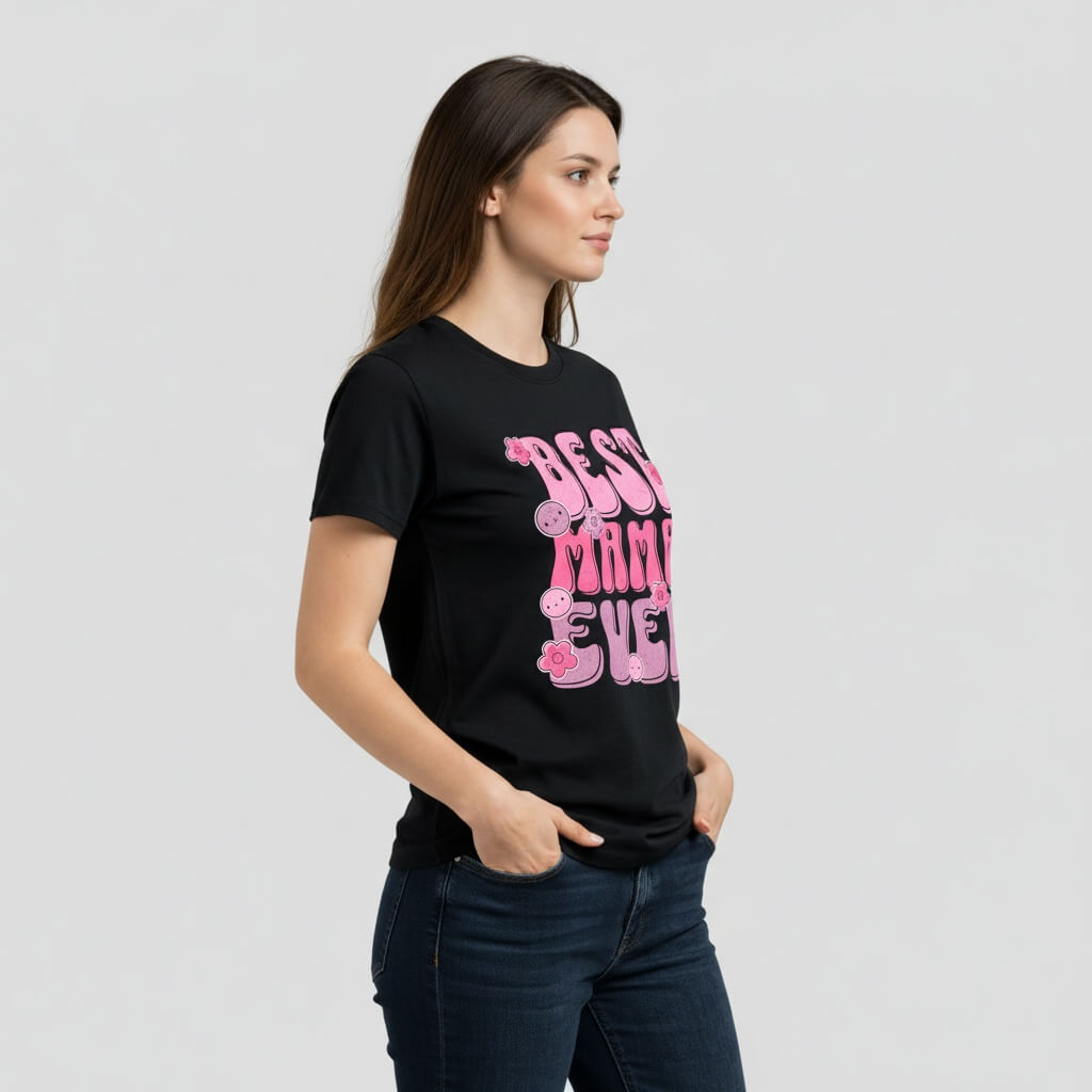 Premium T-Shirt Best Mom KrzR DruckZone