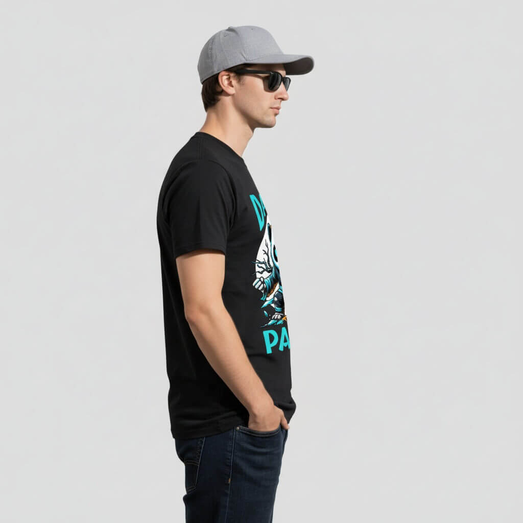 Premium T-Shirt Dark Panda KrzR DruckZone