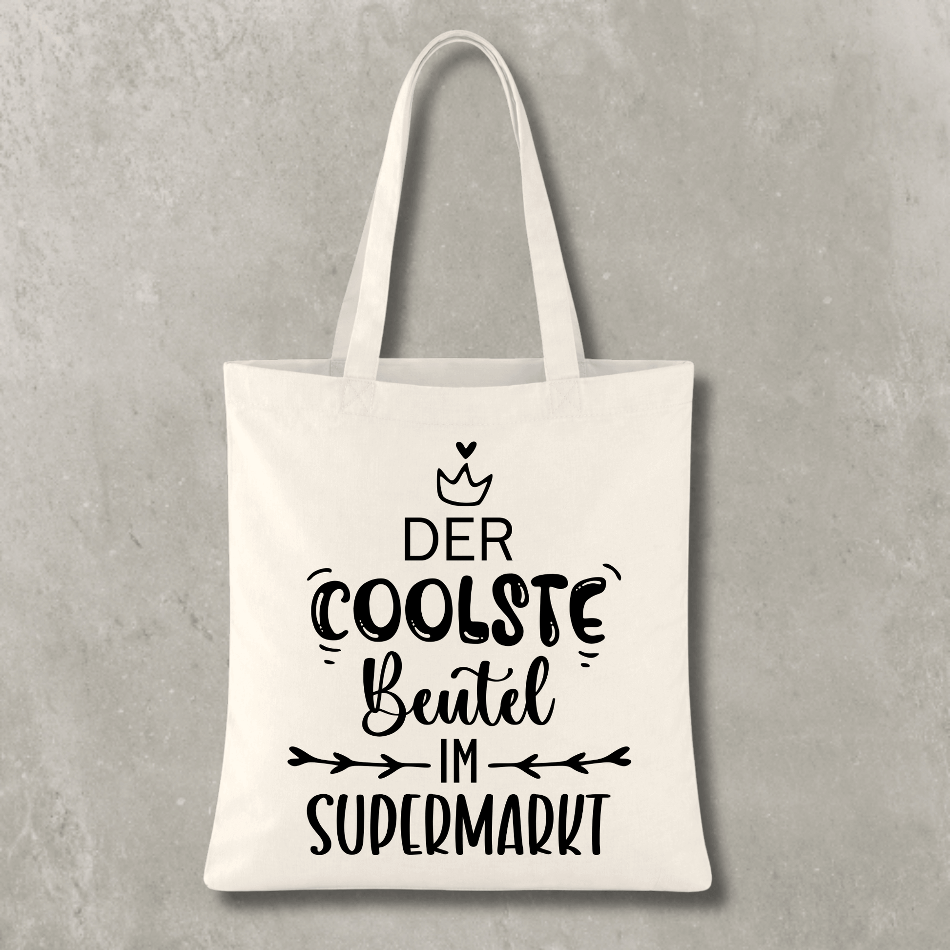 Stofftasche Der coolste Beutel im Supermarkt KrzR DruckZone
