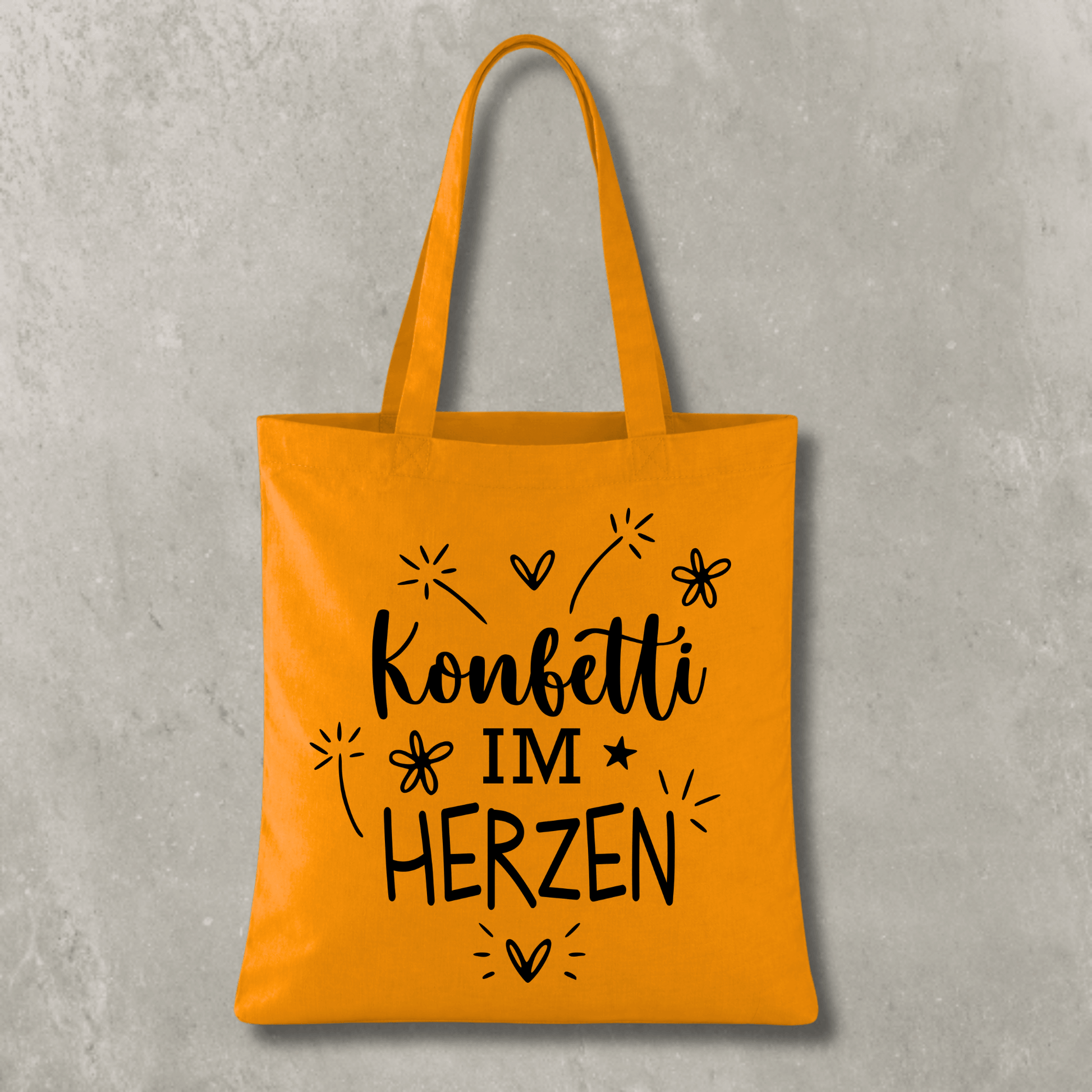 Stofftasche Konfetti im Herzen KrzR DruckZone