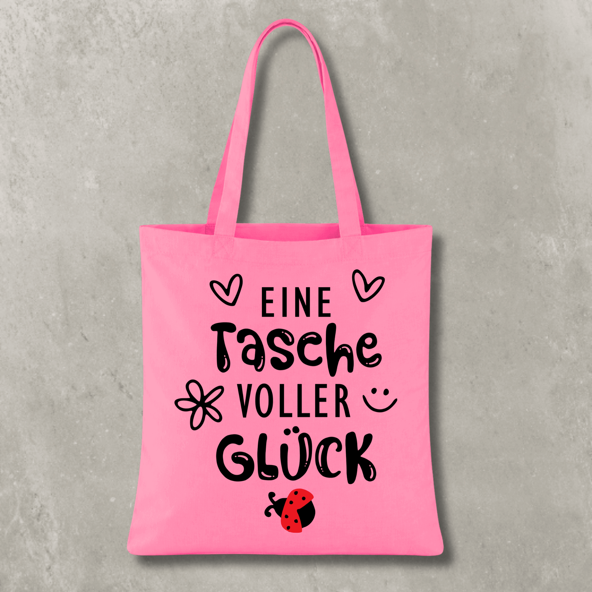 Stofftasche Eine Tasche voller Glück KrzR DruckZone