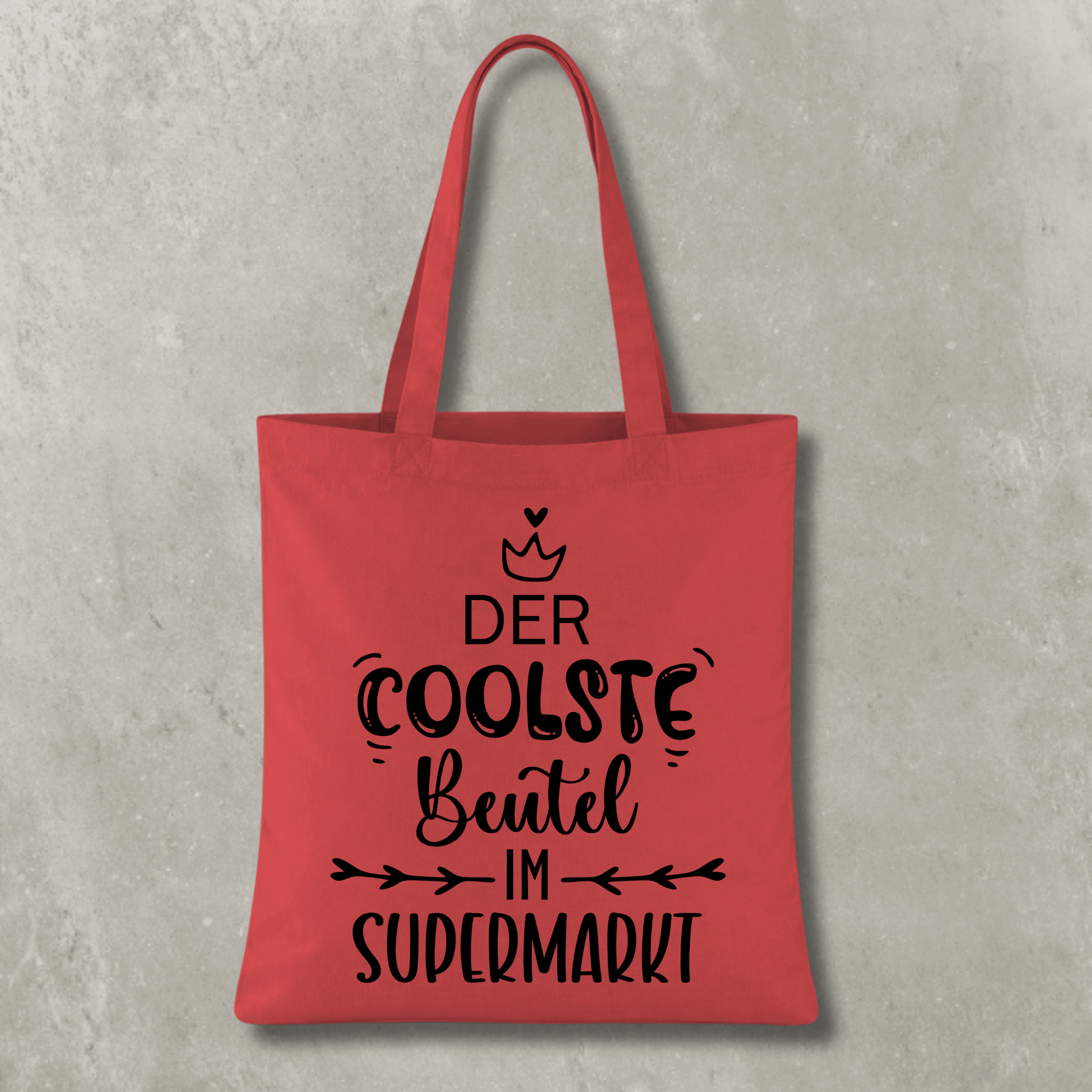 Stofftasche Der coolste Beutel im Supermarkt KrzR DruckZone
