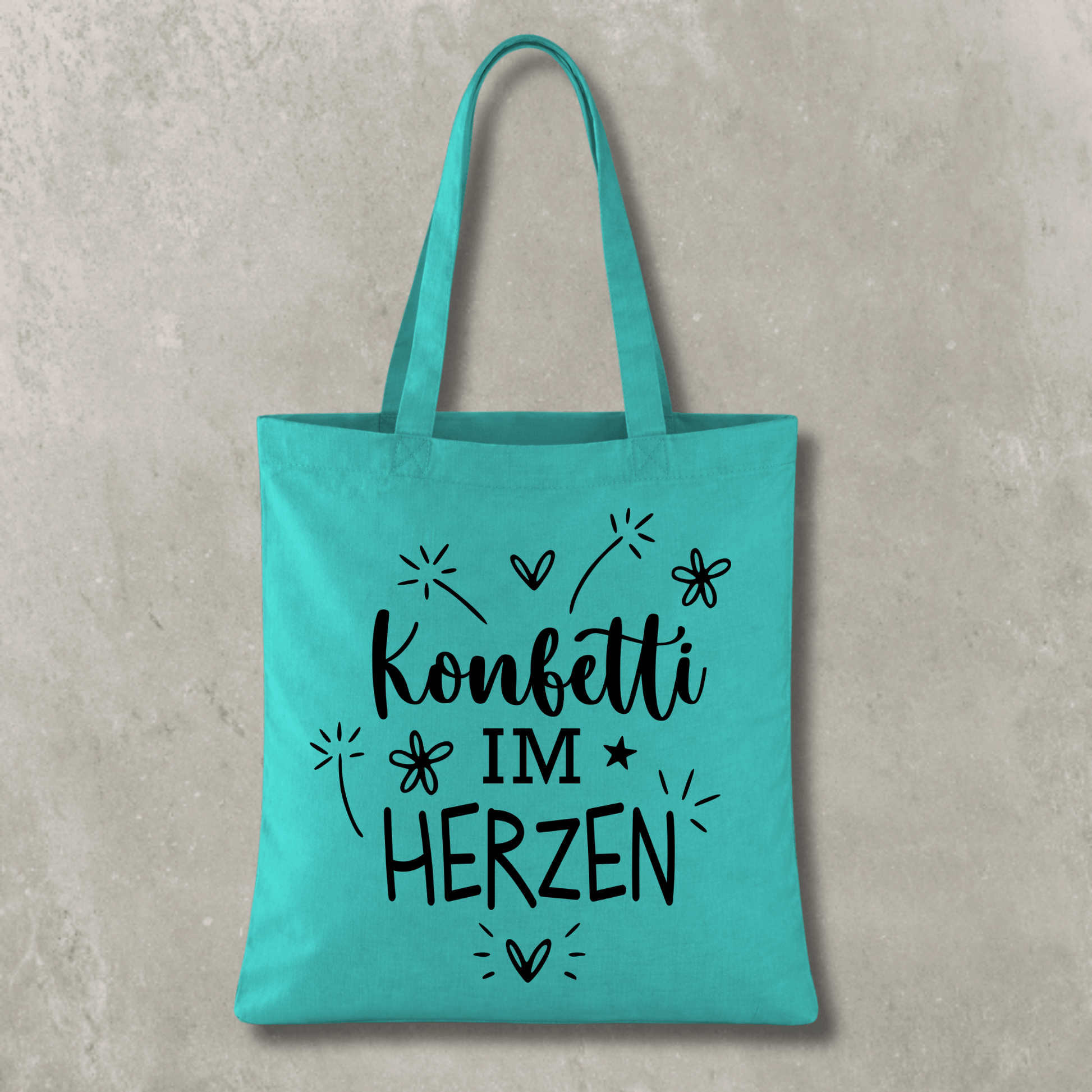 Stofftasche Konfetti im Herzen KrzR DruckZone