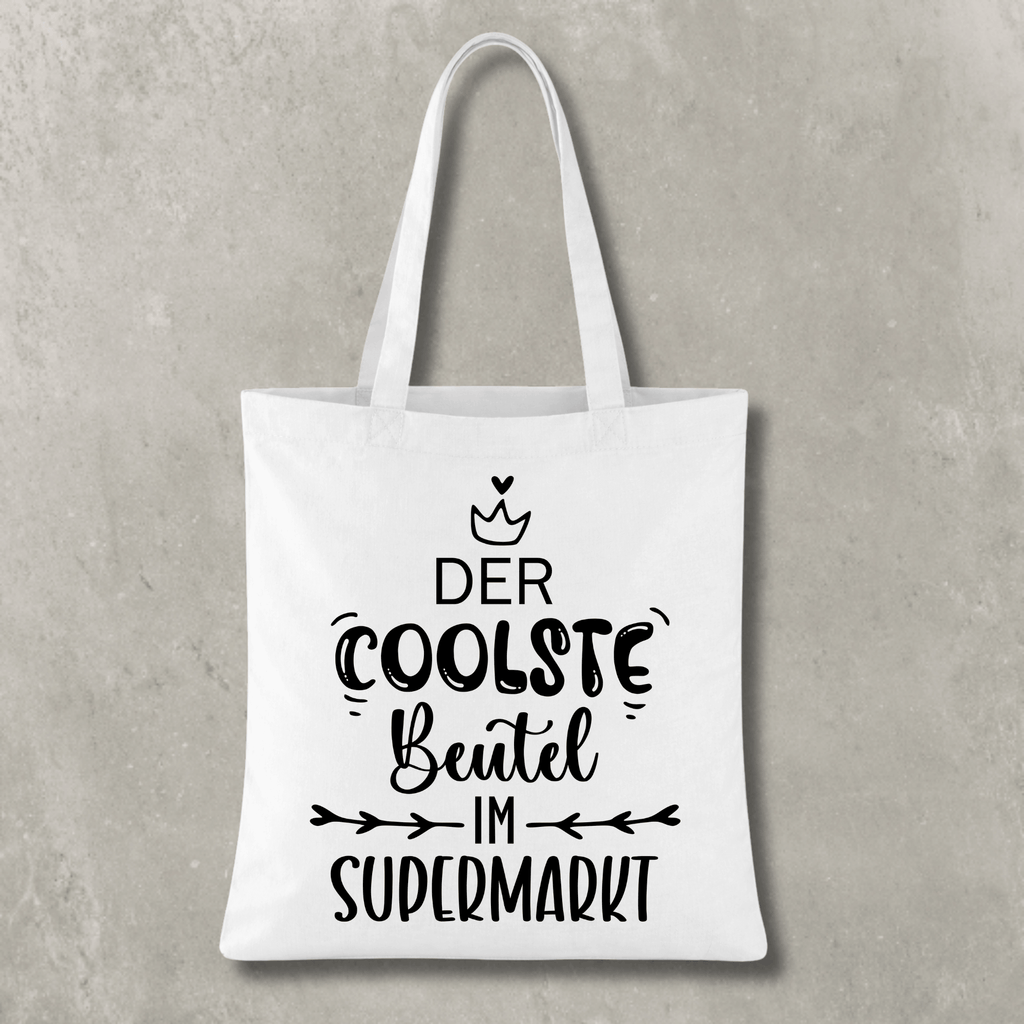 Stofftasche Der coolste Beutel im Supermarkt KrzR DruckZone
