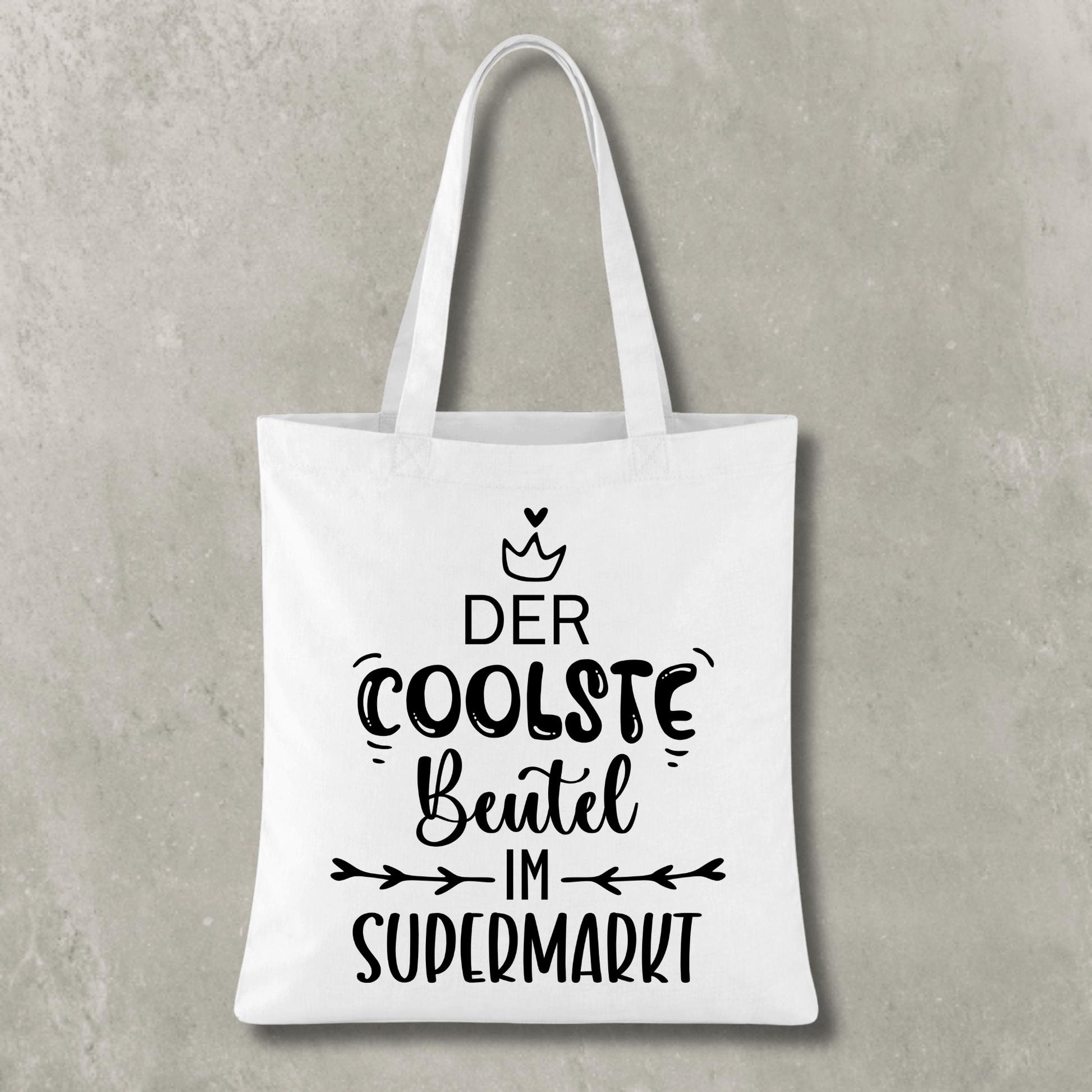 Stofftasche Der coolste Beutel im Supermarkt KrzR DruckZone