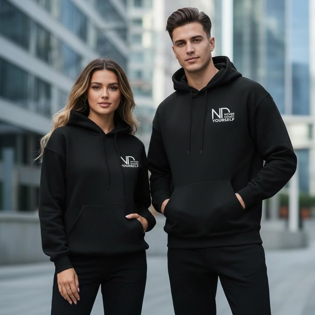 Premium Hoodie ‚Never Doubt Yourself‘ KrzR DruckZone