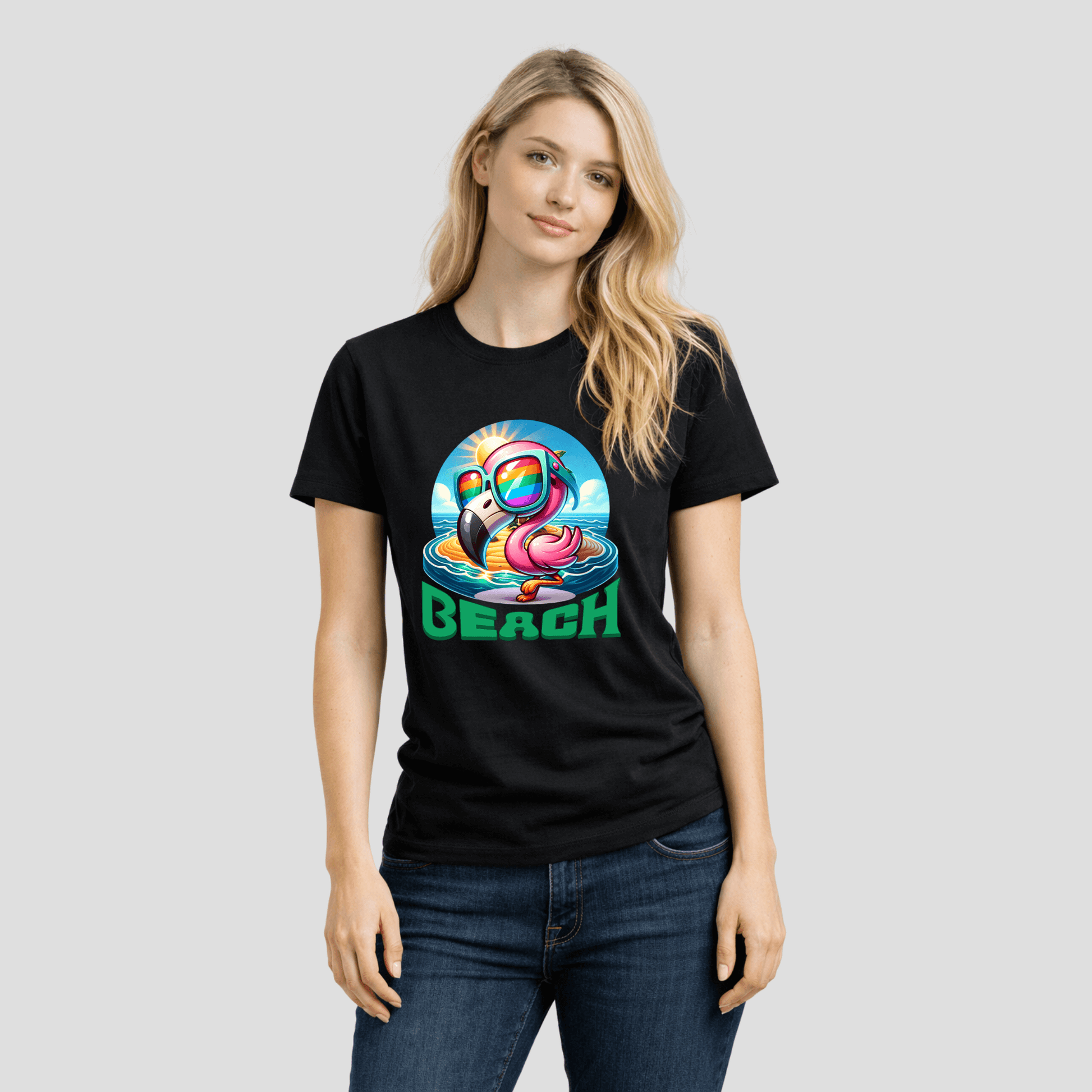 Premium T-Shirt Flamingo KrzR DruckZone