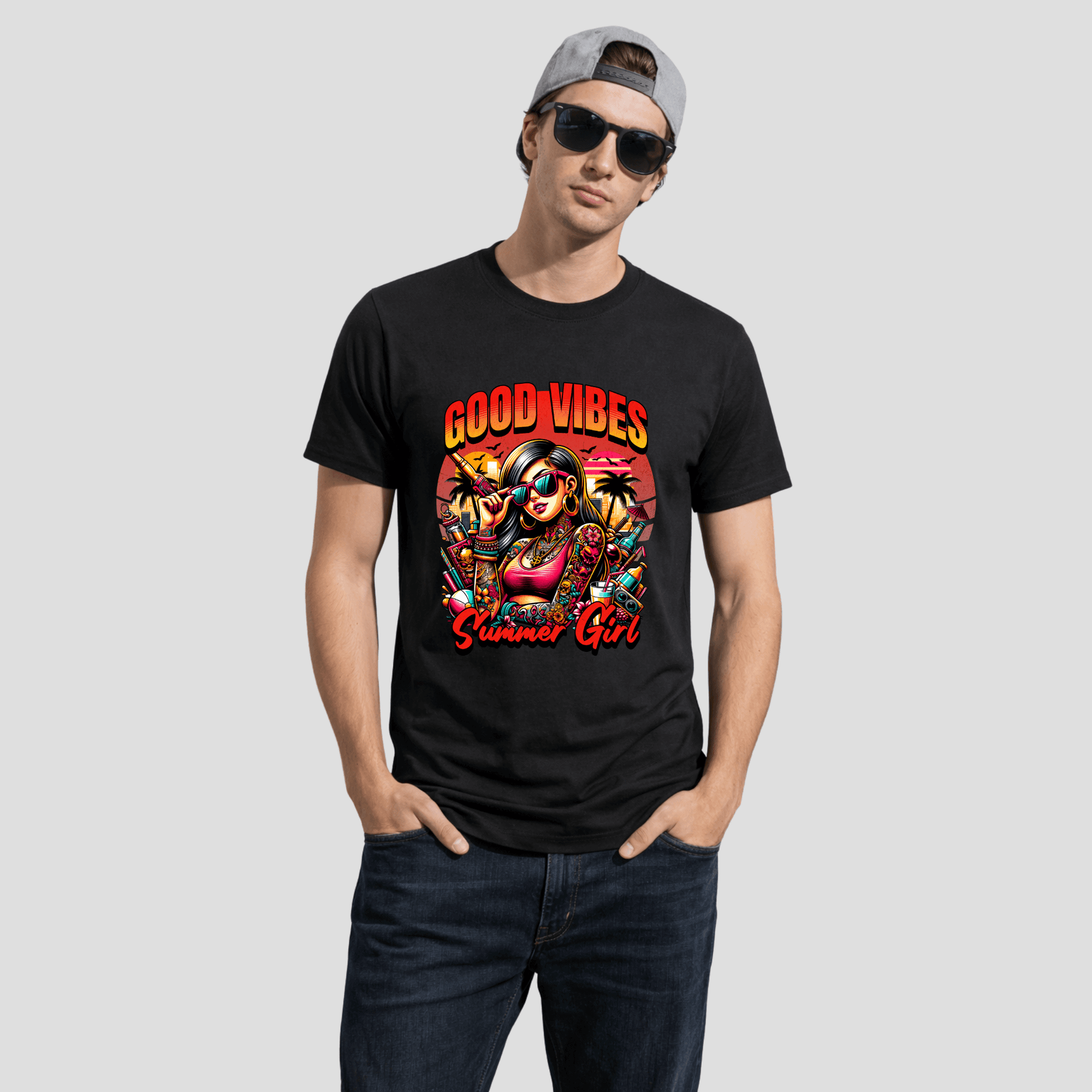 Premium T-Shirt Good Vibes KrzR DruckZone