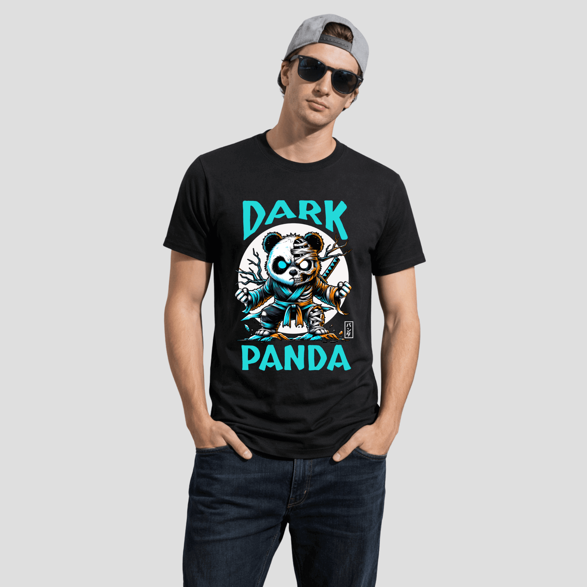 Premium T-Shirt Dark Panda KrzR DruckZone