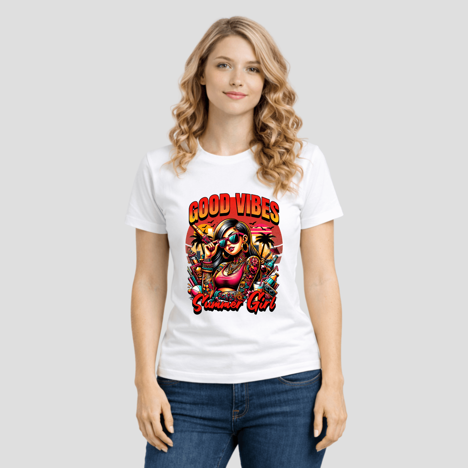 Premium T-Shirt Good Vibes KrzR DruckZone