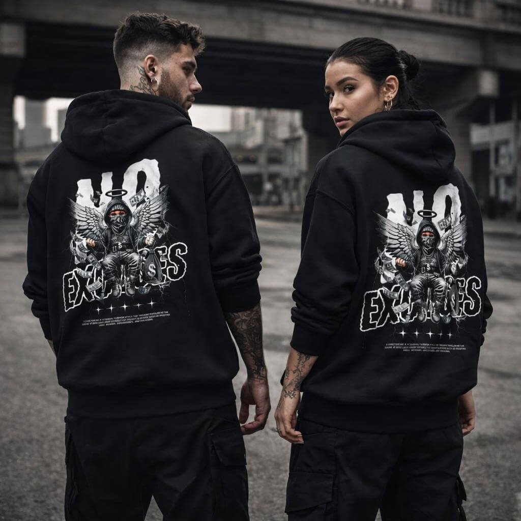 Premium Hoodie No Excuses KrzR DruckZone