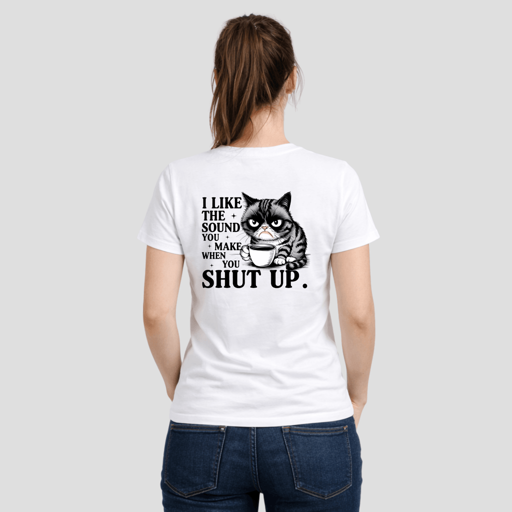 Premium T-Shirt „Shut up“ KrzR DruckZone