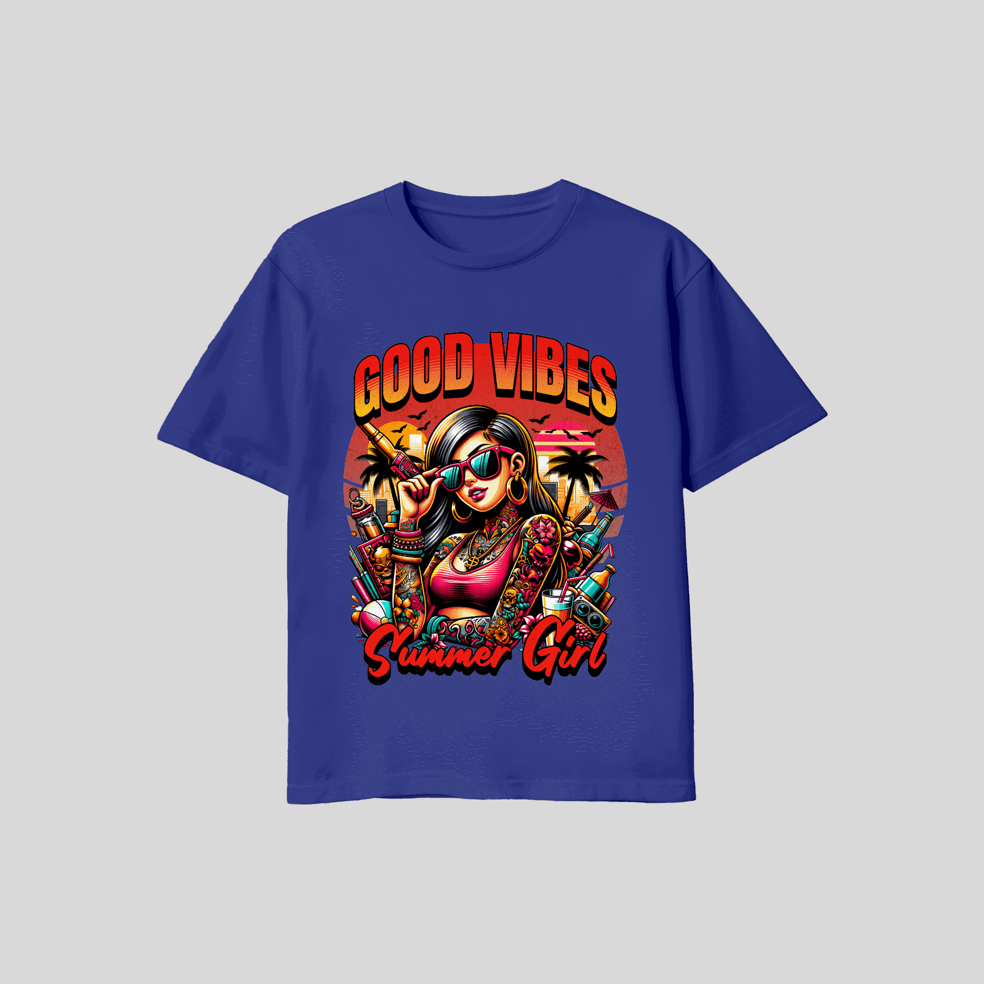 T-Shirt Good Vibes KrzR DruckZone