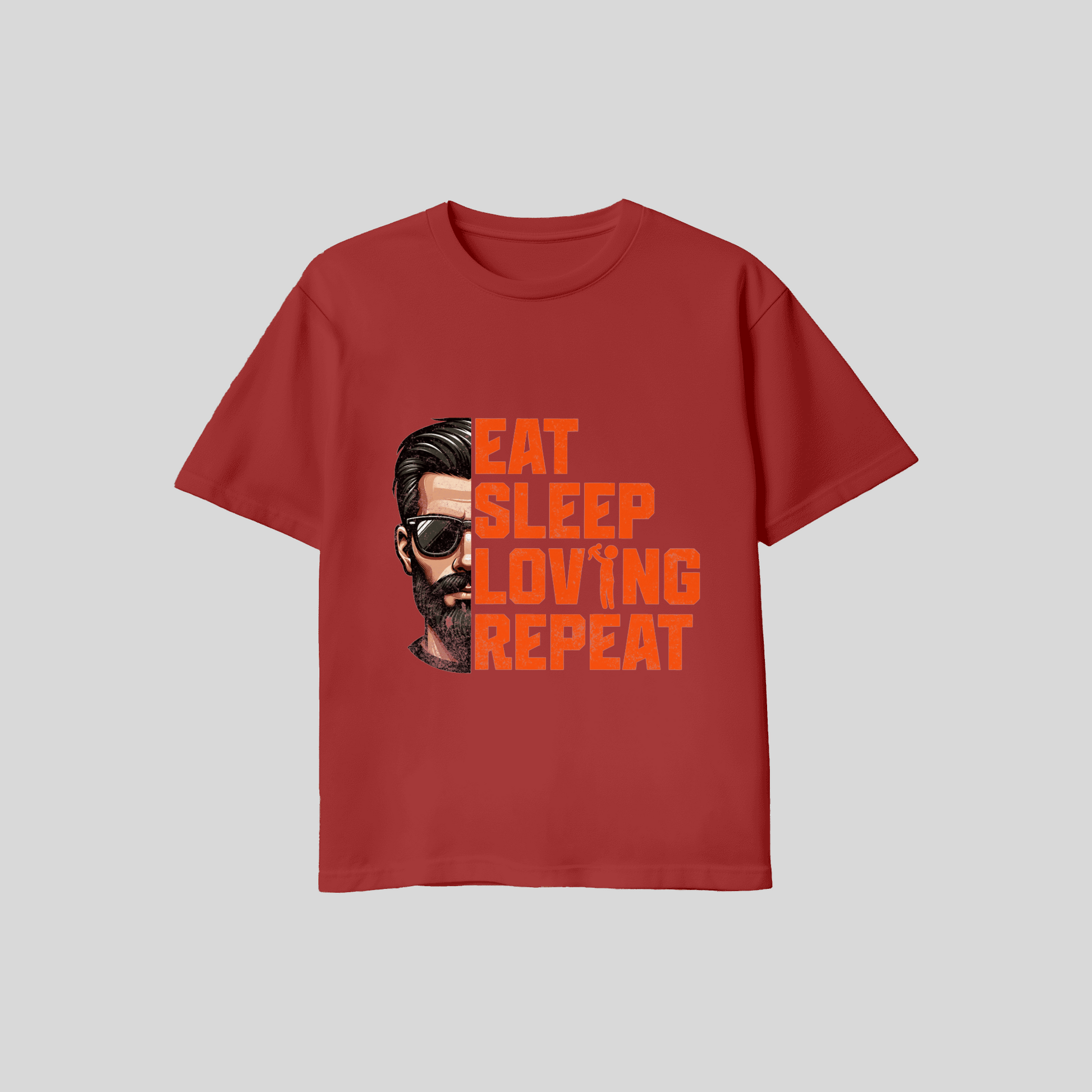T-Shirt Eat Sleep KrzR DruckZone