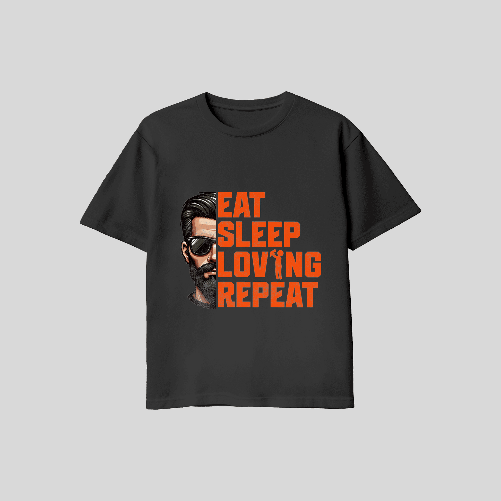 T-Shirt Eat Sleep KrzR DruckZone