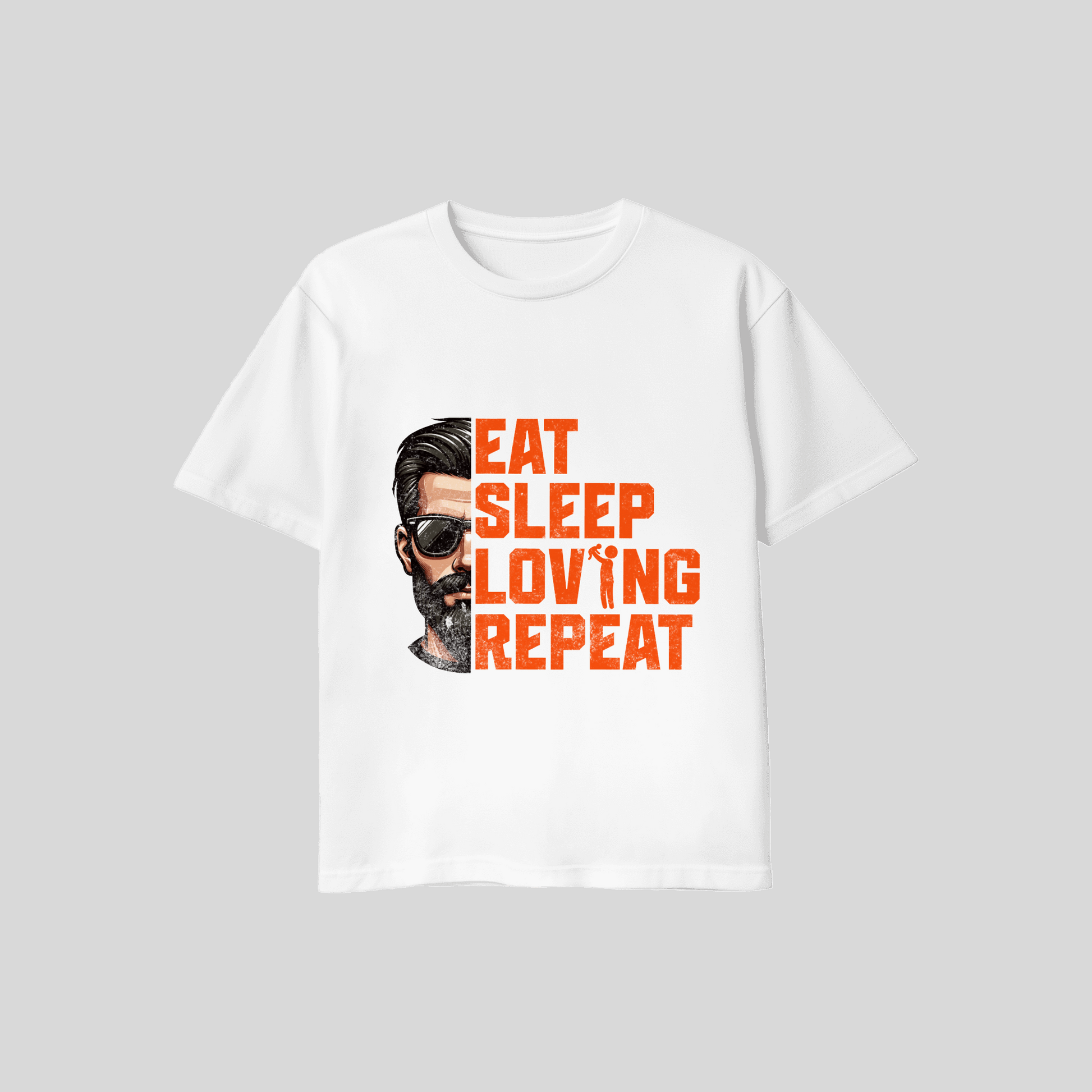 T-Shirt Eat Sleep KrzR DruckZone