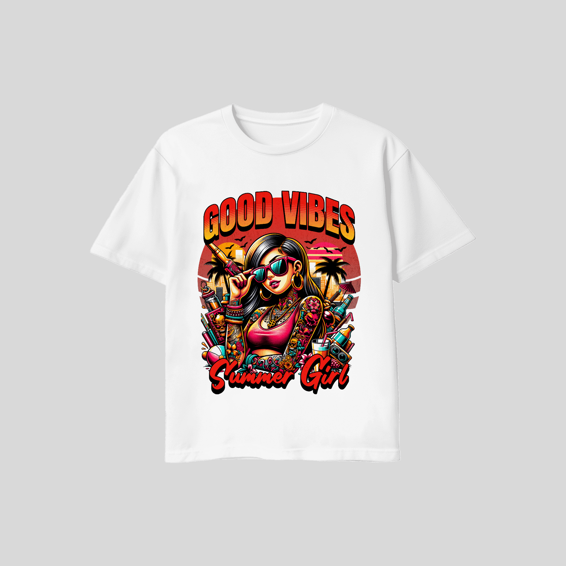 T-Shirt Good Vibes KrzR DruckZone